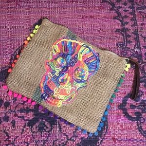 Candy Skull One-of-Kind Bag/Clutch